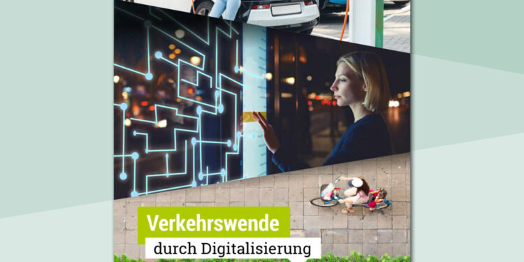 Titelbild der Broschüre: "Verkehrswende durch Digitalisierung" des VCD