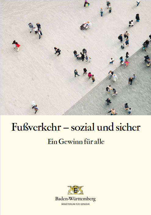 Broschüre: "Fußverkehr - sozial und sicher"